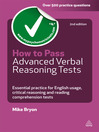 How to Pass Advanced Verbal Reasoning Tests (eBook)